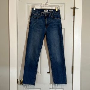 Kensie Size 8 The Slim jeans with raw hem